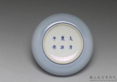 图片[2]-Brush washer with sky blue glaze, Qing dynasty, Kangxi reign (1662-1722)-China Archive